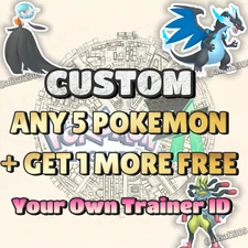 Pokemon Legends ZA Z-A ✨Shiny Alpha✨ Mega Evolution Custom Any 6IV ✨Trainer ID✨