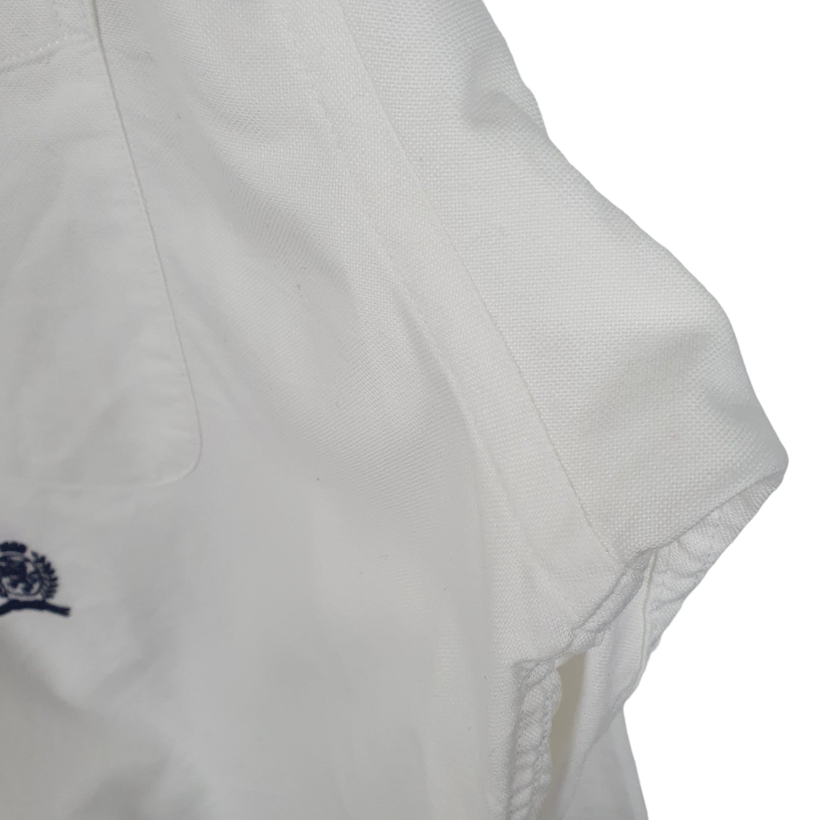 TOMMY HILFIGER White Shirt Long Sleeve Casual Mens L image 4