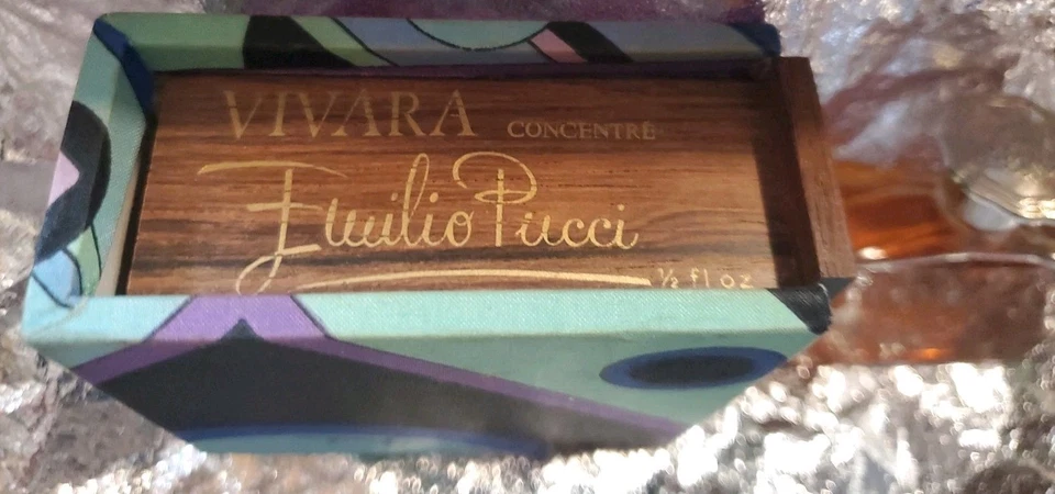 Emilio Pucci Francia VIVARA CONCENTRADO .5 oz 15 ml Perfume Mini Nuevo en Caja De Colección Foto 2 de 3