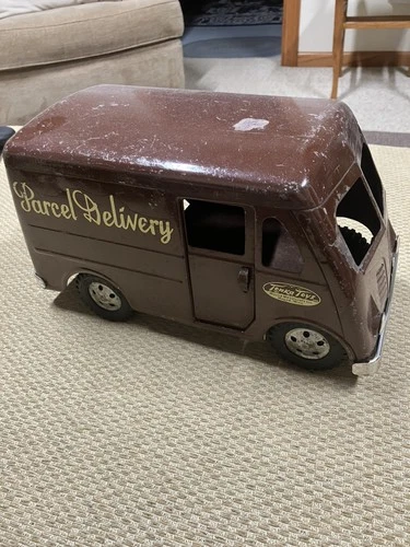 1950s Tonka Metro Parcel Delivery Van Brown