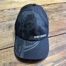 Sons of Anarchy SAMCRO Black Baseball Cap Hat Graphic TV Series Adult OS