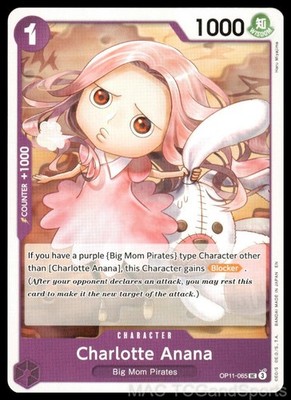 Charlotte Anana OP11-065 A Fist of Divine Speed One Piece TCG NM