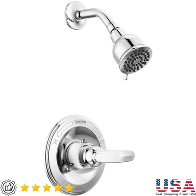 #ad #ad Powerful Shower Trim Kit Pressure Balanced Valve Cartridge Easy Clean Finish New $74.75