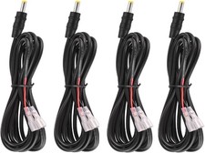 4 Pcs Trail Camera Power Cord, 4.0X1.7Mm DC External Power Cable Compatible with