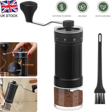Manual Coffee Bean Mill Grinder External Adjustable Hand Crank Coffee Grinder UK