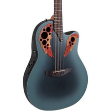 Ovation CE44 Celebrity Elite MidDepth AcousticElectric Guitar Reverse Bl Burst