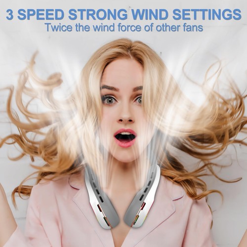 Portable Neck Fan 360 Wind Direction Adjustment Bladeless Fan 6000 portable-neck-fan-360-wind-direction-adjustment-bladeless-fan-6000