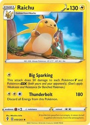 Raichu 050/203 Reverse Holo Evolving Skies