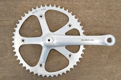 165mm 50T Shimano Dura-Ace FC-7600 1x Square tapered Track