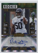 2024 Panini Contenders Rookie Opening Kickoff Ticket Richard Jibunor Auto 1je8