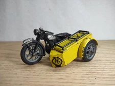 Benbros AA Motorcycle And Side Car Black/Yellow Fair Condition