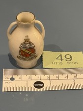 W H GOSS CRESTED CHINA THE EXETER VASE FROM THE ORIGINAL IN THE MUSEUM