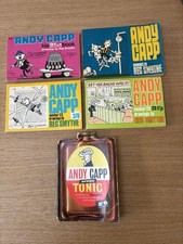 Rare And Collectible Andy Capp Books By Reg Smythe 1960s Bundle Of 5