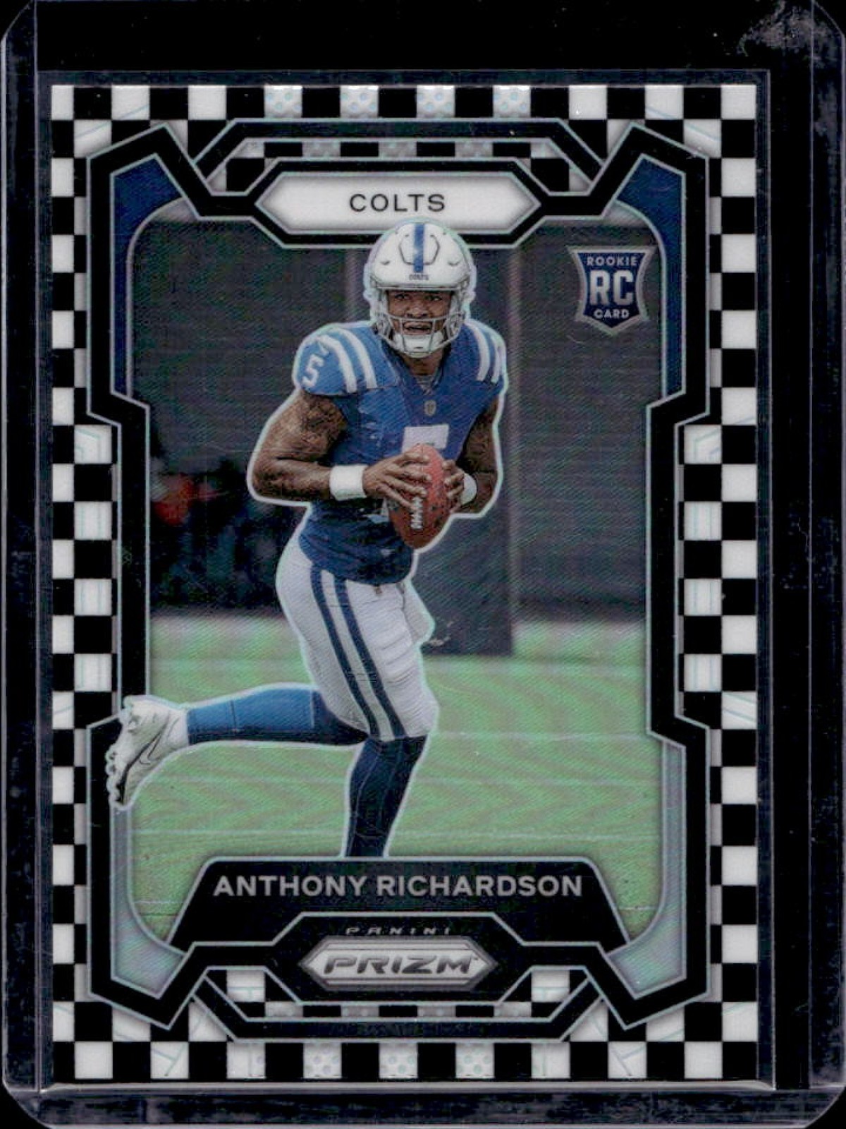 2023 Prizm Anthony Richardson RC Black and White Checker #343 Colts