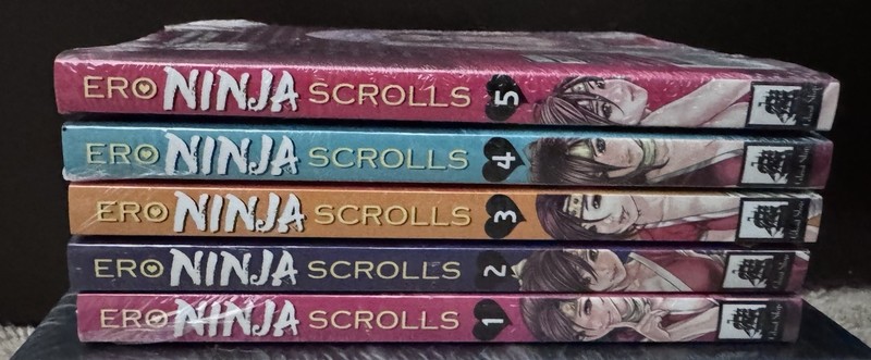 Ero Ninja Scrolls English Manga Volume 1-5 Ghost Ship Nudes **NEW Sealed**