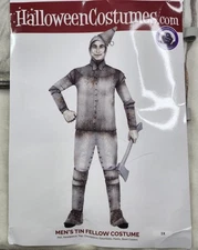 Wizard Of Oz Plus Size Tin Fellow Costume Mens 3XL Cosplay Halloween With Axe
