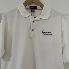 Vintage Y2K Vespa Ft. Lauderdale Polo Shirt Large