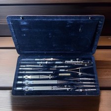 Antiker C.RIEFLER.N.| ZIRKELKASTEN | REISSZEUG | Um 1890 | ZUSTAND ⭐️⭐️⭐️⭐️⭐️