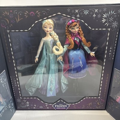 Disney Frozen Anna and Elsa Collector Doll Set By Brittney Lee Limited Ed.  NEW