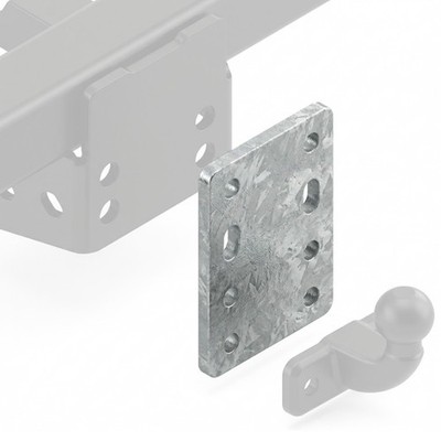 Höhenverstellplatte 4x90mm Kupplungskugel für Tourneo Connect 1