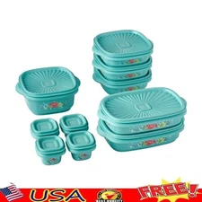 20PC Airtight Food Storage Containers BPA-Free Microwave Safe Durable Lids Set