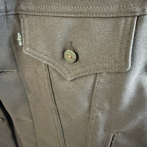 1970s Levi's Chocolate Brown Jacket 71506-6128 Black Gold Tab Men’s 42 L USA - Picture 4 of 9