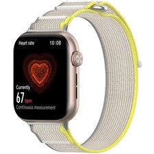 For Honor Watch 5 Braided Nylon Strap with Tear Clasp Yellow