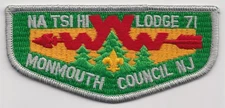 ORDER OF THE ARROW FLAP - NA-TSI-HI - LODGE #71 - S16