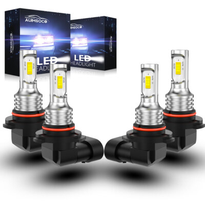For Chevy Colorado 4-speed automatic 2004-2012 LED Headlight High Low Beam 4PCS