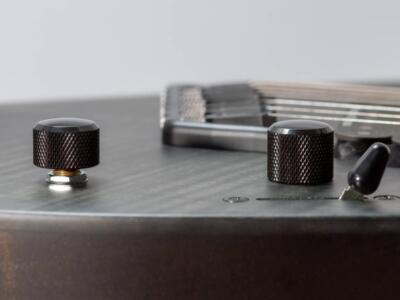 アクセサリー eu e eles ESP Metal Knob Low Profile Modern EVK-2LO / BLACK Free Fast