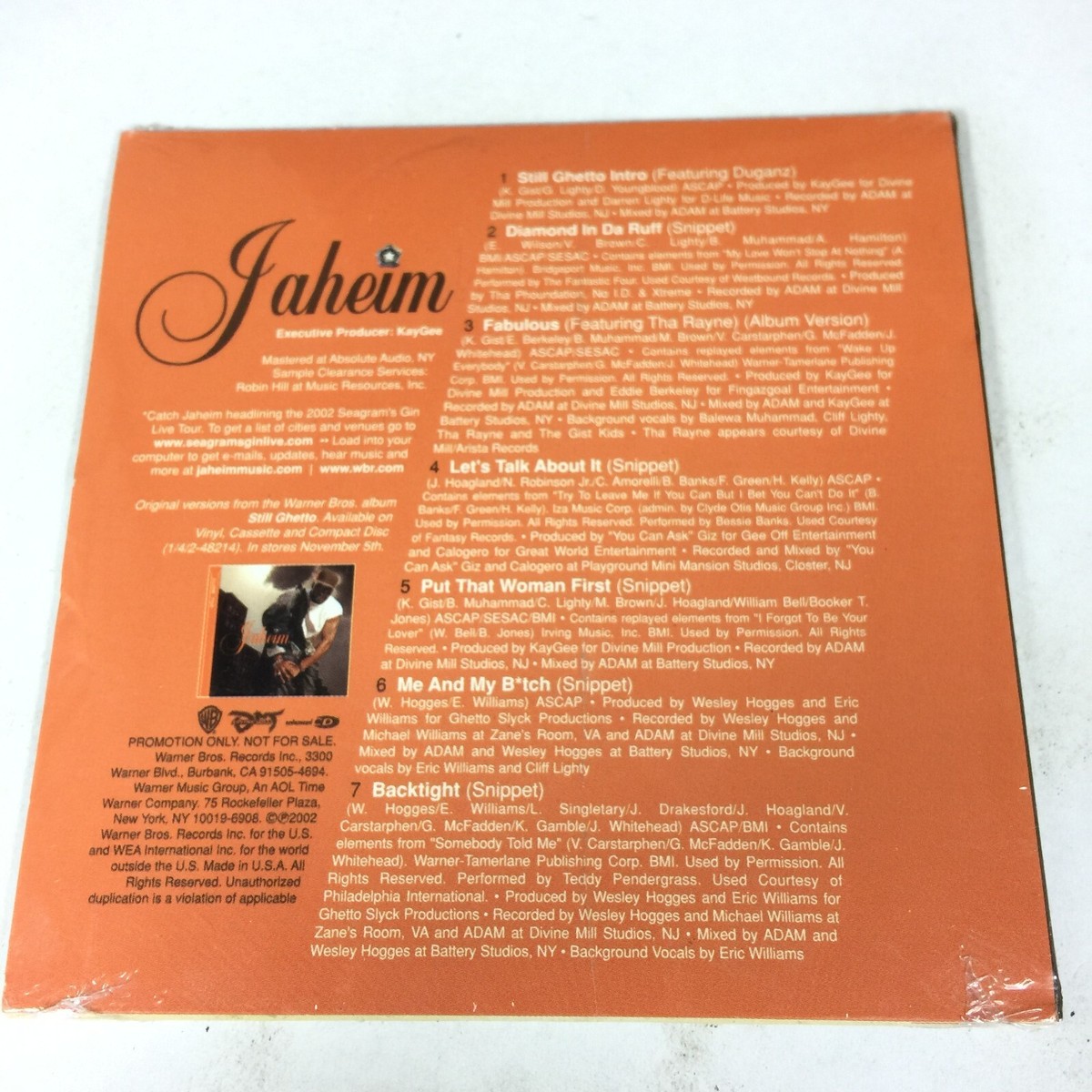 JAHEIM - THE STILL GHETTO SAMPLER - AUDIO CD - NEW | eBay