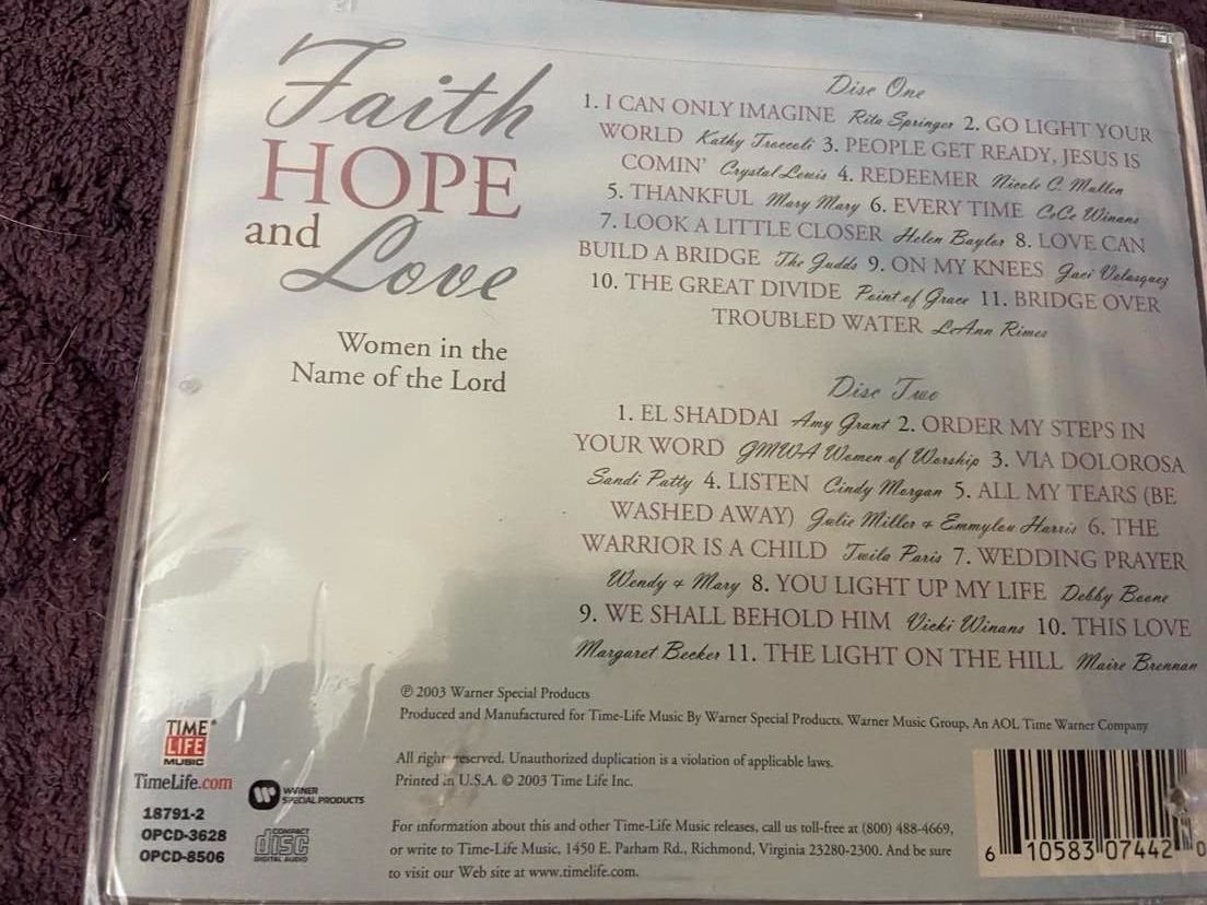 Faith, Hope & Love - Various Artists - 2 CD SET - Time/Life
