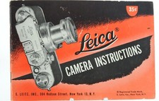 LEICA IIIF USER INSTRUCTION MANUAL GUIDE M39