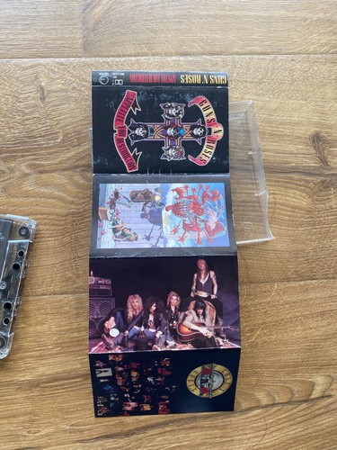 Guns N' Roses Appetite For Destruction Cassette Tape - Case Damage Tested Works - Picture 4 of 7