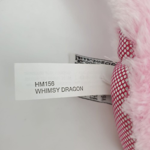 Ganz Whimsy Dragon Plush Toy 8" Pink & White Stuffed Animal Plush Sparkle No Cod - Picture 6 of 7