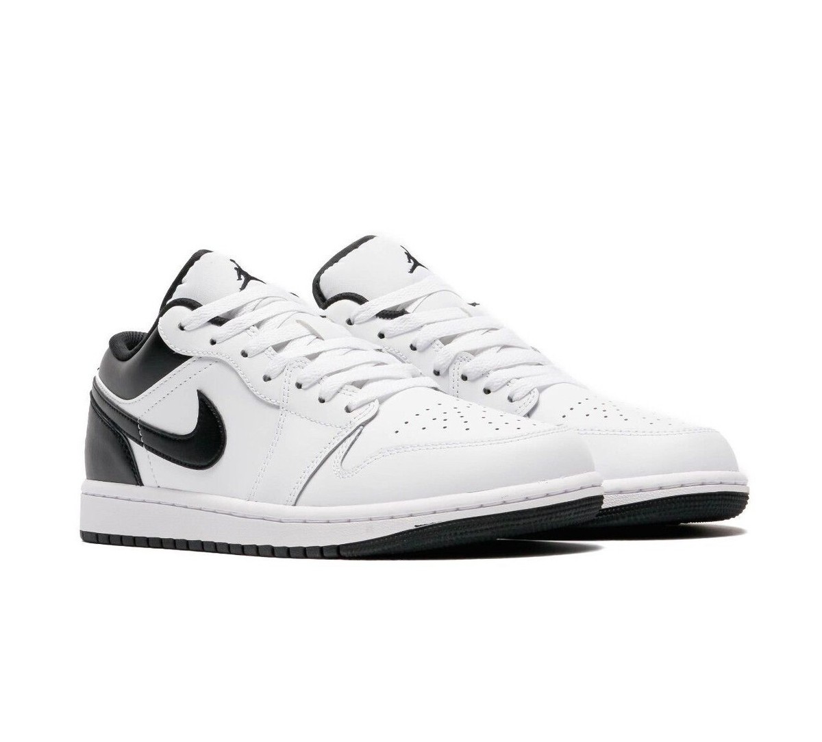 Nike Air Jordan 1 Low Reverse Panda White Black Men's Sizes