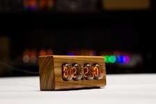 Nixie Tube IN-12 Clock with 4 lamps