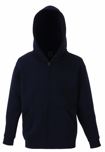 Fruit of the Loom Kinder Sweatjacke Kapuze 116-164 formbeständig 62-035-0 NEW - Bild 4 von 6