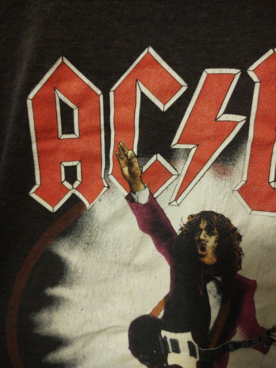 AC/DC Blow Up Your Video '88 World Tour T Shirt - M VTG