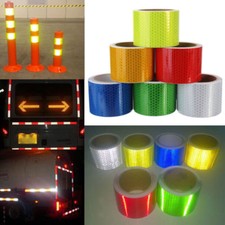 Safety Warning Reflective Conspicuity Tape Adhesive Sticker Trucks Car 5cm