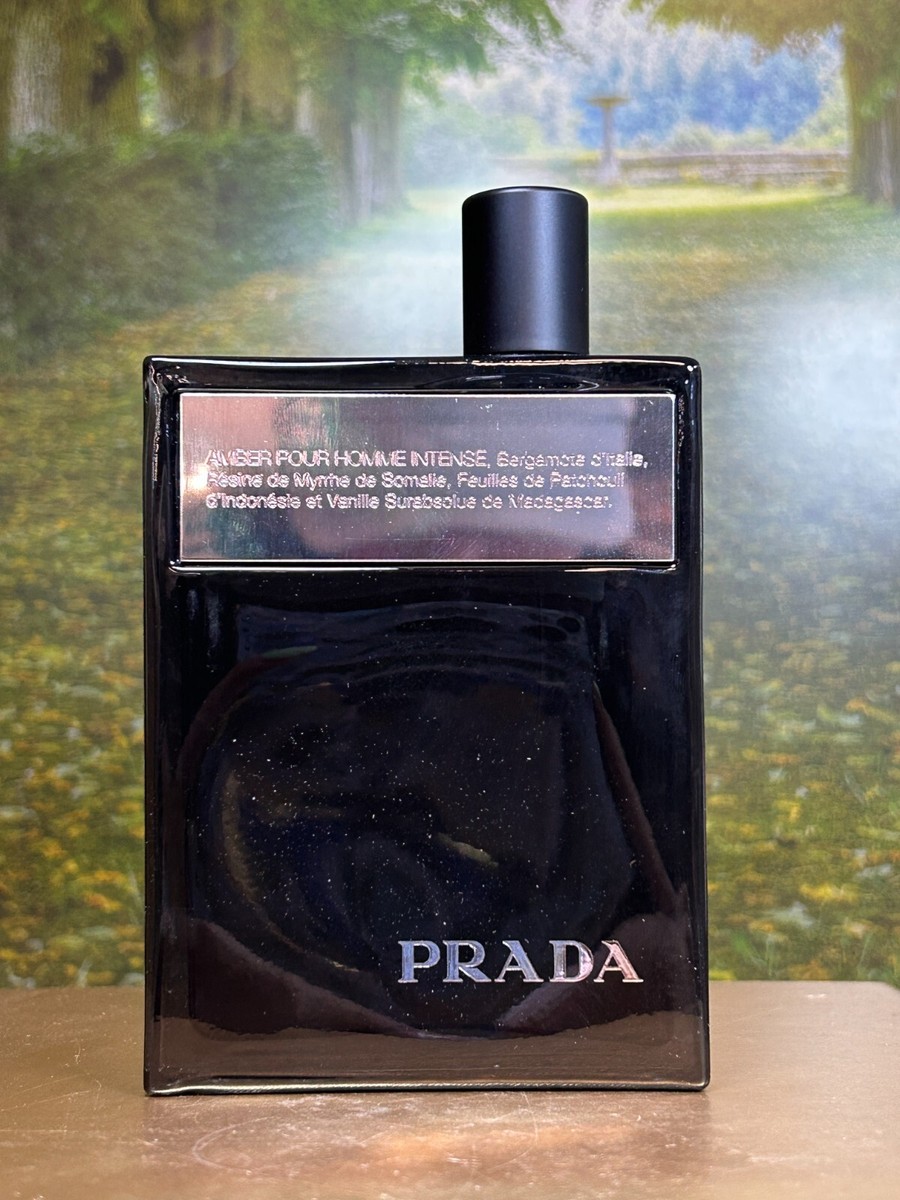 PRADA AMBER POUR HOMME INTENSE 100ML EDP SPRAY (NEW WITH PRADA AMBER POUR HOMME INTENSE 100ML EDP SPRAY (NEW WITH