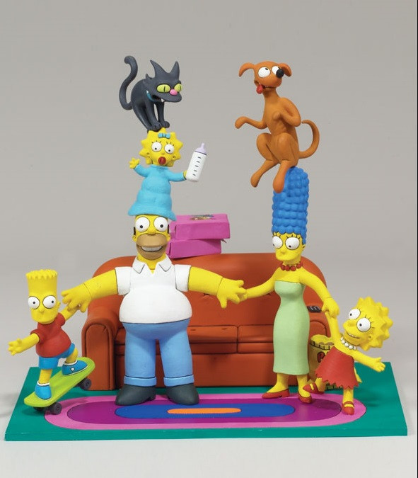 マクファーレントイズ シンプソンズ　カウチギャグ フィギュア ボックスセット McFarlane Toys The Simpsons Deluxe Boxed Set Family Couch