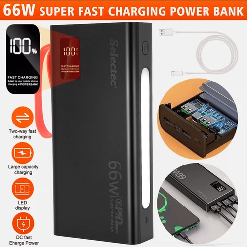 20000mAh Power Bank Fast charger Pack External Battery For Mobile Phone Portable - Picture 11 of 19
