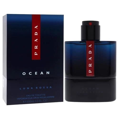 Prada fl oz 3,3 fragrância pessoal bergamota aquática fresca vetiver íris - Imagem 3 de 4