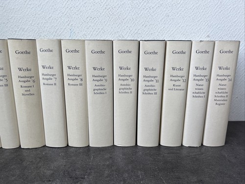 Lot Livre Goethe Werke German Hamburger Complet German Language  - Bild 3 von 6