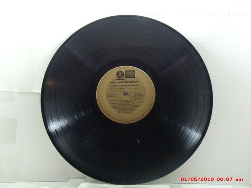 KRIS KRISTOFFERSON -(LP)- QUADRAPHONIC - SPOOKY LADY'S SIDESHOW - MONUMENT-1974 - Picture 6 of 6