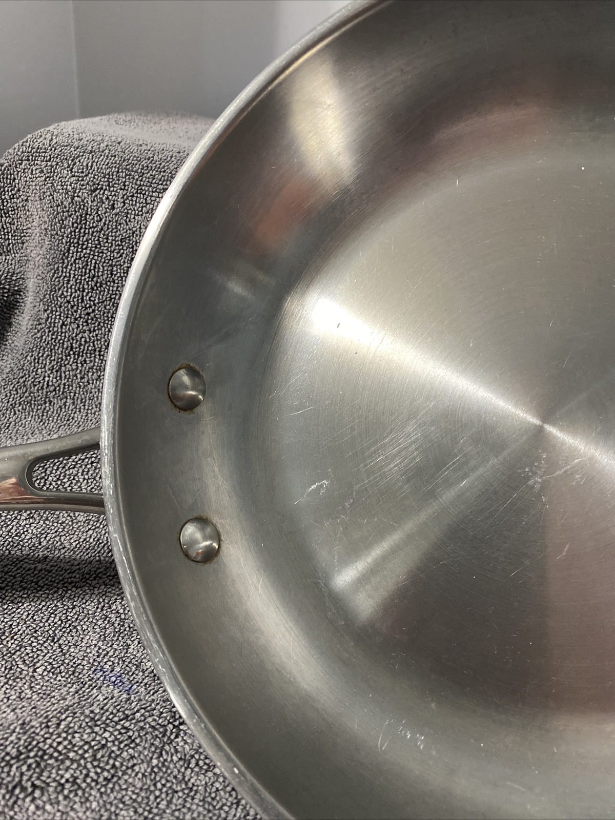 VTG Belgique Stainless 10 Inch Skillet Frying Pan Oven Safe, Good