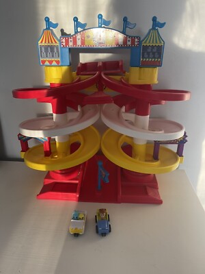 Toy Story Spiral Speedway Cars Complete Working Condition 