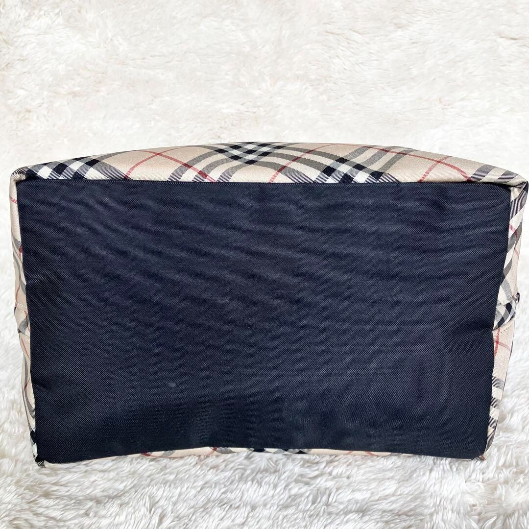Burberry Blue Label Mini Tote Handbag NovaCheck canvas compact