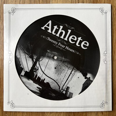Athlete - Twenty Four Hours 7'' Picture Vinyl, Promo Copy, Never Used or played.